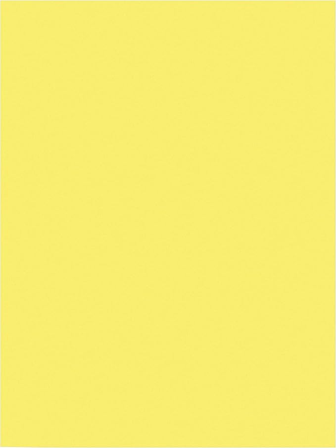 Prang (Formerly SunWorks) Construction Paper, Yellow, 9" x 12", 100 Sheets