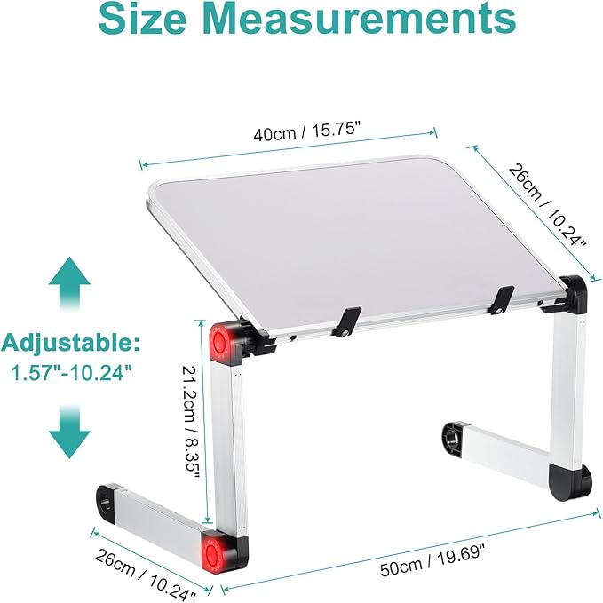 PATIKIL Adjustable Book Stand for Reading, Book Holder with Page Clips Adjustable Angle for Laptop Book Magazine Tablet, White