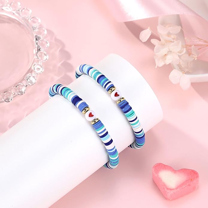 UPROMI First Day of Preschool/Kindergarten/1st Grade/2nd Grade/School Gift, Back to School Bracelet Mommy and Me Dad and Son