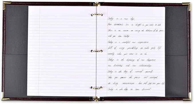 Kaisa Loose Leaf Paper Filler Paper 8x10.5 inches, College Ruled, 3-Hole Punched for 3-Ring Binder, 150 Sheets/Pack (3 Pack) F15001C