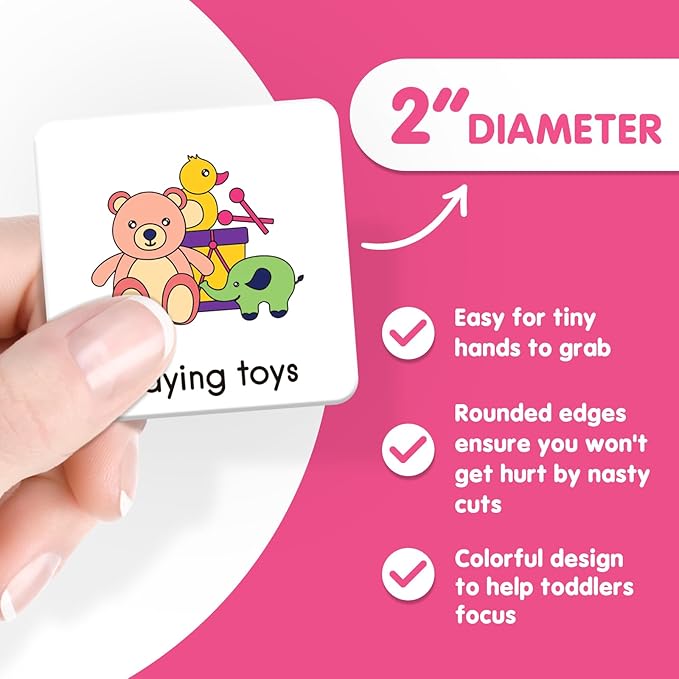 Visual Schedule for Kids, 170 Magnetic Visual Cards & Tri-Fold Magnetic Board, Daily Routine Chart for Autism ADHD, Toddler Morning Bedtime Chore Planner for Home Classroom, Visual Routine Board for Nonverbal Special Needs Children