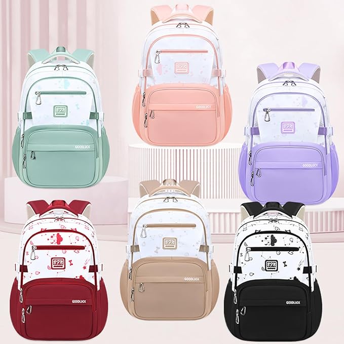 Casual Lightweight Backpacks for Boys & Girls, School Bookbags, 15 "Laptop Backpack, Travel Bag (212-lchong)
