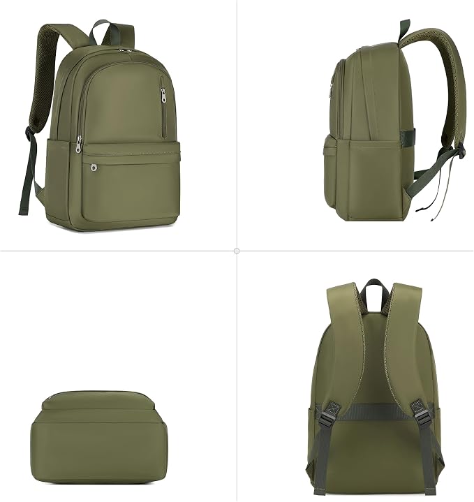 BAGOK Lightweight Nylon Backpack for Women & Men – Foldable, Large Capacity, Ideal for School, Travel & Work