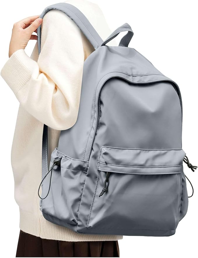 Blue Backpack for School, High School Bookbag Back Pack for Teens Girls Boys, Lightweight College Backpack Book Bag for Women Men, Simple Casual Daypack Backpack Mochilas Escolares para Adolescentes