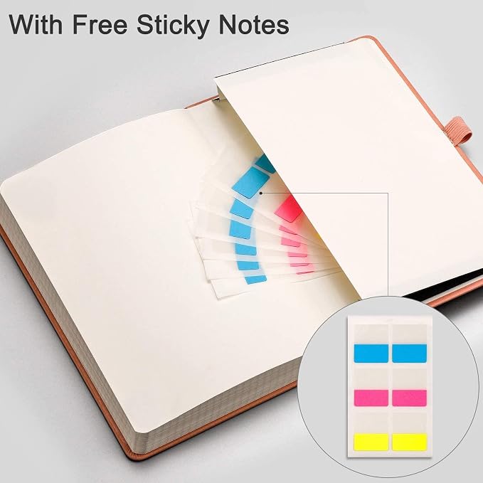 EMSHOI Graph Grid Journal Notebook, 256 Pages, A5 Size (5.7'' x 8.3'')