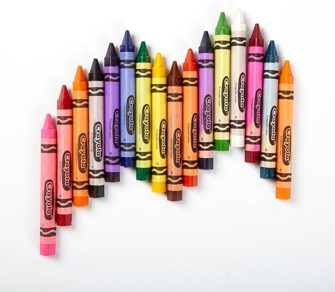 Crayola Triangular Crayon Classpack (256ct), 16 Colors, Bulk Toddler Crayons, Teacher Classroom Must Haves, School Supplies, Preschool & Kindergarten