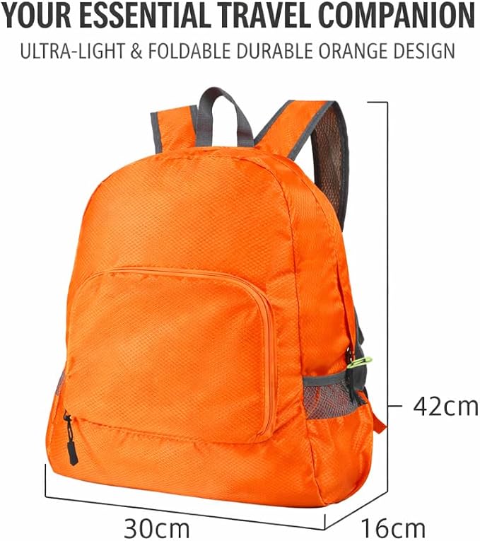 Haneulbit Foldable Backpack, Lightweight Backpack and Waterproof Backpacks for Travel and Hiking