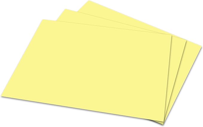 Memo Sheets, 4 X 6 Inches, 500 Sheets Per Pack. (Canary)