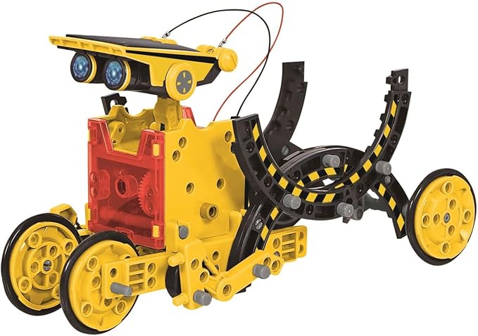 12-in-1 STEM Solar Robot Kit, Solar Powered Science Building Toys for Boys Age 8-12, Educational Robotics Learning Experiment Set for Kids