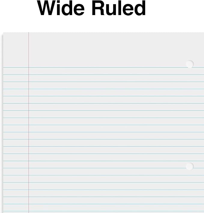 Staples 1-Subject Spiral Notebook, Wide Ruled, 70 Sht, Assorted, 6-Pk