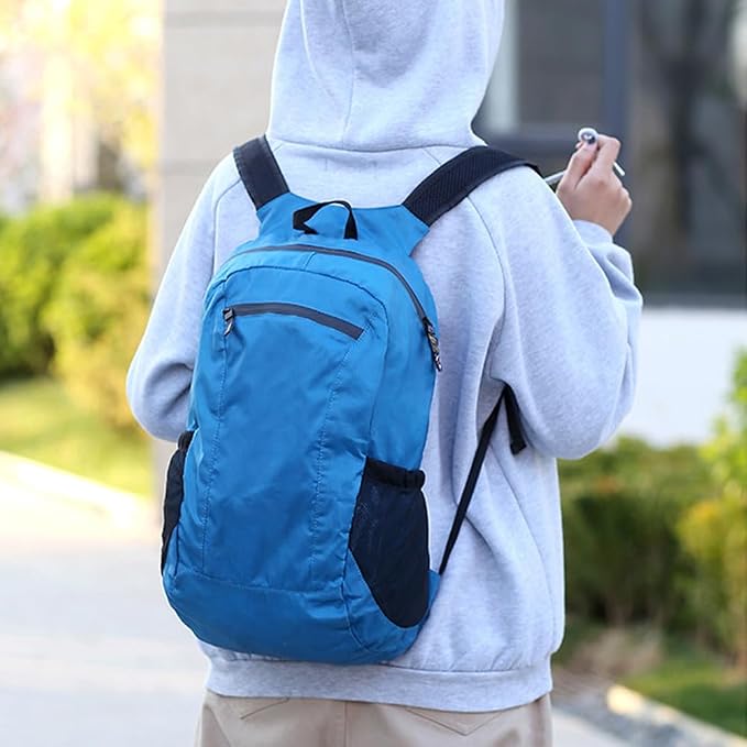 18L Mini Foldable Daypack, Waterproof and Lightweight Backpack | Small Outdoor Camping Day Pack, Travel Packable Bag for Men and Women, Easy to Carry