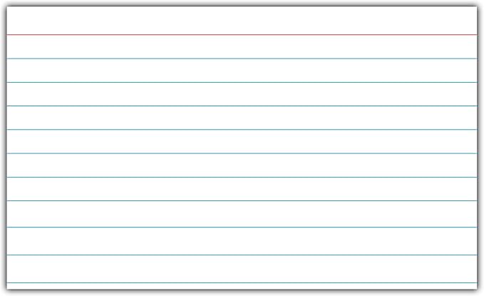 C-Line Index Cards, 3" x 5", White, 100/PK (48807)