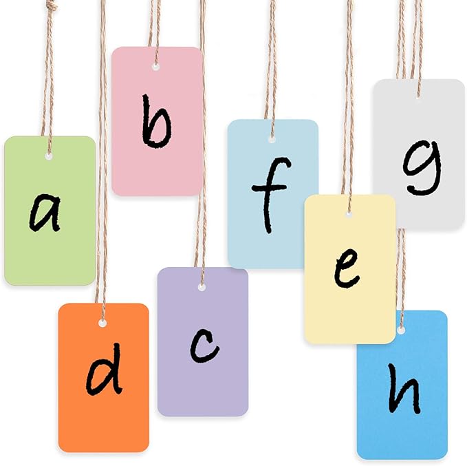 Blank Index Cards with Ring, 8 Pack Colored Flash Cards, 2.2"x3.5", 400 Counts Small Note Cards Hole-punched Cardstock, Heavyweight Word Vocabulary Cards, DIY Gift Hang Tags