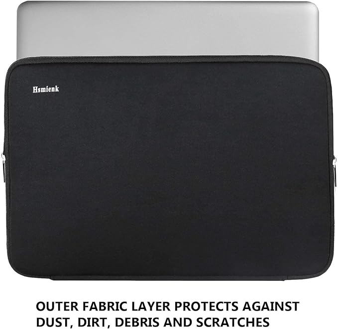 Laptop Case Sleeve 13.3 inch, Protective Computer Cover Sleeve Tablet Briefcase Carrying Bag Compatible with MacBook Air/MacBook Pro, HP, ASUS, Acer, Lenovo, Notebook, Computer, Black