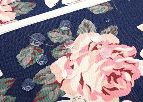 Canvaslife White Rose Pattern 13 inch Canvas Laptop Sleeve with Pocket 13 inch 13.3 inch Laptop case 13.1 case 13.6sleeve