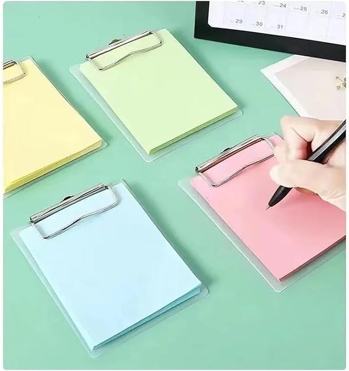 6-piece Writing Board (PP Plastic) Writing Board Paper(Light Blue)