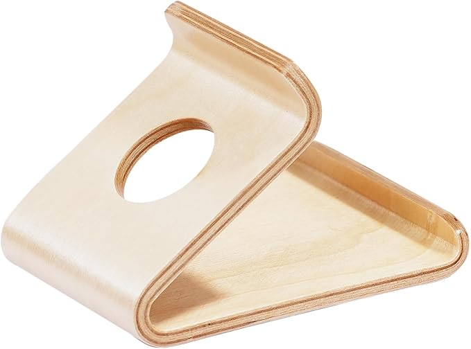Cell Phone Stand for Desk - Office Wood Portable Desktop Phone Holder for Bed