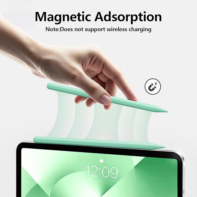 Stylus Pen for iPad 6th-11th Generation-2X Fast Charge Active Pencil Compatible with 2018-2026 Apple iPad Pro 11"/12.9"/M4, iPad Air 3/4/5/M2/M3/M4,iPad mini 5/6/7 Gen-Green