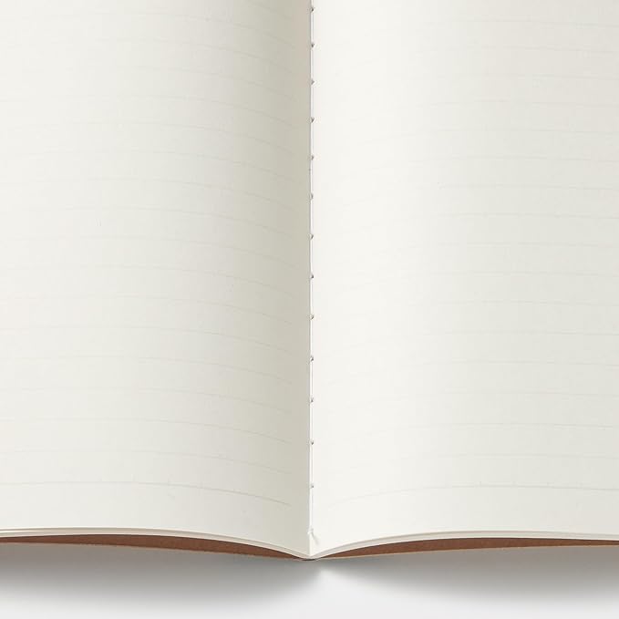 MUJI NAC04A3A Notebook, 0.3 inch (7 mm) Rule, B5/A Rule, 30 Sheets, Thread Binding,