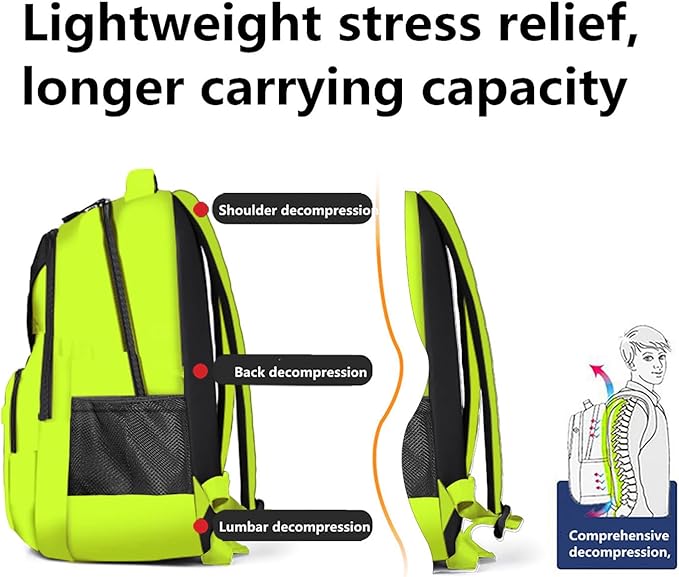 Casual Lightweight Backpacks for Boys & Girls, School Bookbags, 15 "Laptop Backpack, Travel Bag (212you)