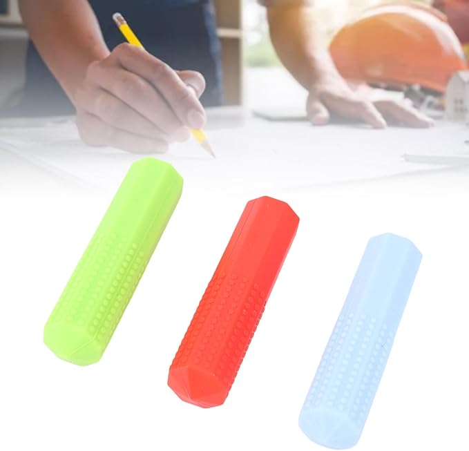 ciciglow 3 Pcs Pencil Weights Silicone Writing Grip Aid Handwriting Aid for Kids with Comfortable 3 Colors, for Teachers as Educational Tools or Classroom