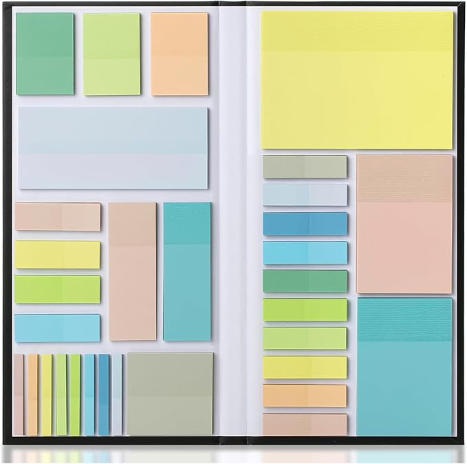 Mr. Pen- Transparent Sticky Notes Set, 1650 Sheets, Transparent Sticky Notes Tabs for Bible Study, Office, School, Planning, Journaling & Organization