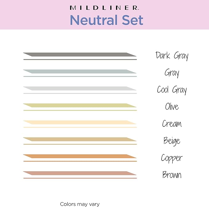 Zebra Pen Sarasa Clip Vintage and Mildliner Neutral Set, Ideal for Bible Highlighting, No Bleed, Ideal for Bible Highlighting and Bullet Journaling, Fine Point, Assorted Colors, 14-Pack (10114)