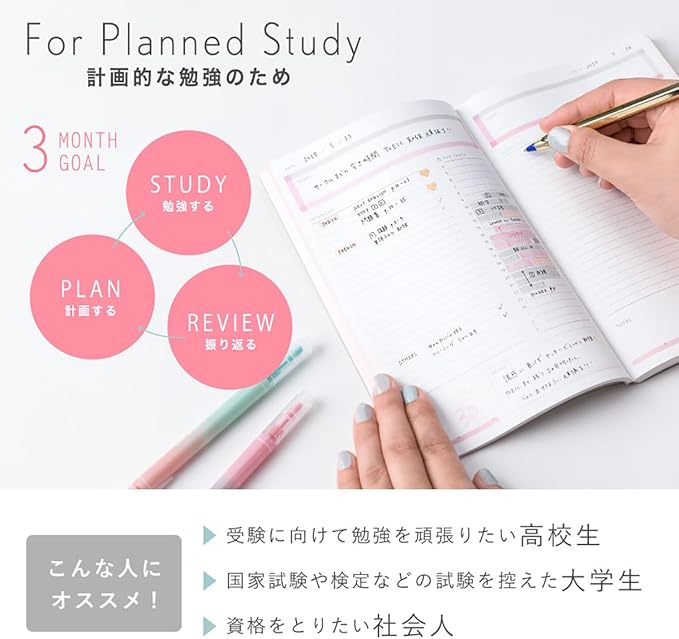 Iroha Publishing Study Planner DAILY GSSD-04 BLUE