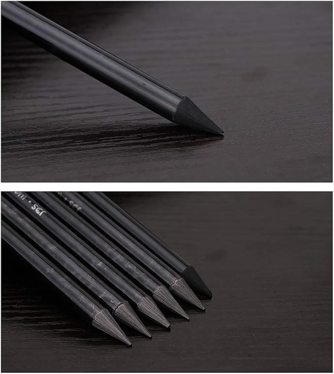 YYMIYU Full Graphite Pencils set 6 Piece.HB/2B/4B/6B/8B/EE (lead pencil)