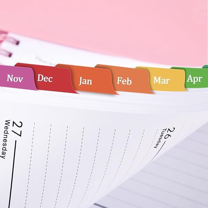 Planner 2026-2027 - 2026-2027 Planner Weekly and Monthly with Tabs, July 2026 - June 2027, 6.25" × 8.3", Strong Twin-Wire Binding