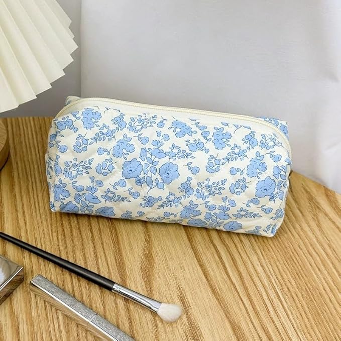 Pencil Case Office College School Storage Bag Pouch Holder Box Organizer Makeup Pouch Cosmetic Bag Aesthetic Cute Pen Case for Girls Boys Kids (Orchid)
