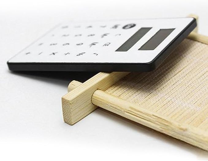 Solar Powered Pocket Calculators Lightweight with High Sensitivity Buttons and Simple Math Functions