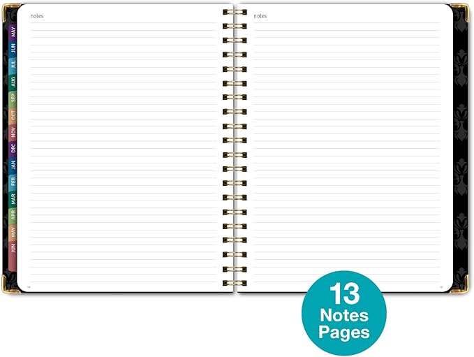 HARDCOVER Academic Year 2026-2027 Planner: 14 Months (May 2026 Through June 2027) 8.5"x 11" Daily Weekly Monthly Planner Yearly Agenda. Bookmark, Pocket Folder and Sticky Note Set (Sugar Skull)