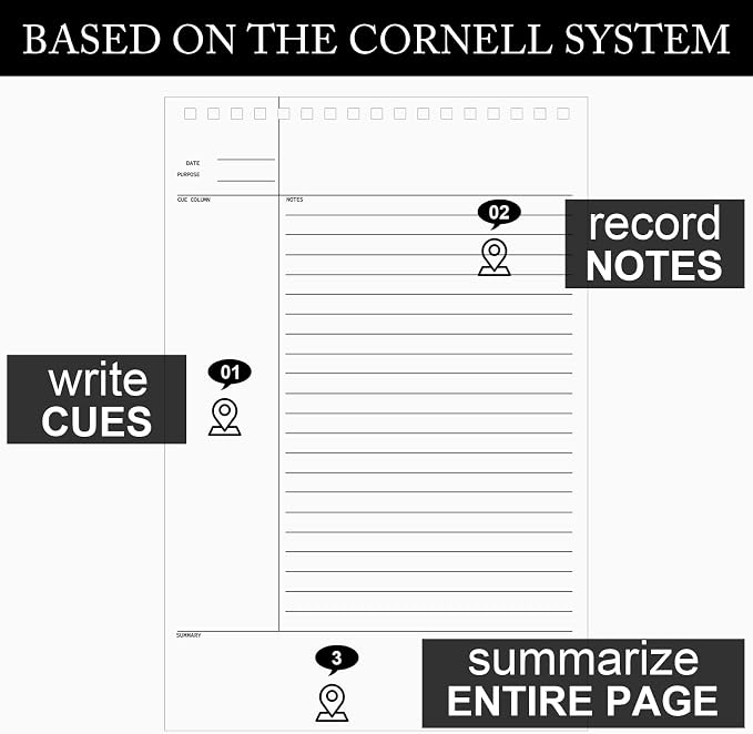 Cholemy 4 Pack Steno Notebooks, 6x9 Inches, 320 Sheets (80 Sheets/pad) Notes Notebook Top Spiral Ruled Writing Pads for School Office Business Students Teachers & Note Taking
