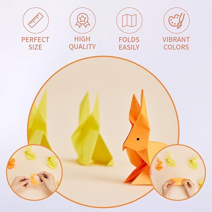 Double Sided Color 1000 Sheets,6x6 inch Origami Paper 20 Colors,Origami Paper kit for kids,Colored Paper Kit Gifts for Beginners