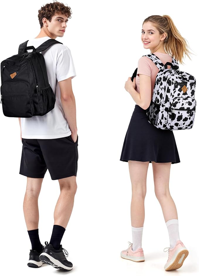 ZORFIN 26L Backpack for College, and Travel: Water Resistant Bookbag - Sunflower