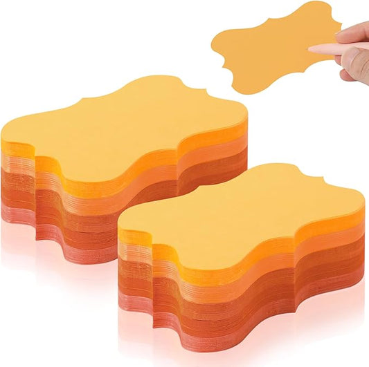 150 Pack Orange Blank Index Cards Study Flash Cards Colored Cardstock 3 x 5 Heavy Notecards Mini Greeting Cards Business Message Cards For Learning School Art Craft Office Supplies