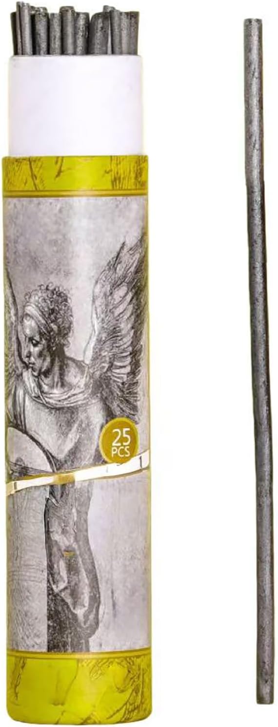 YYMIYU Drawing Pencils Set, Art Sketching Pencils Charcoal Set (Charcoal Sticks 5-7 mm 25pcs 25)