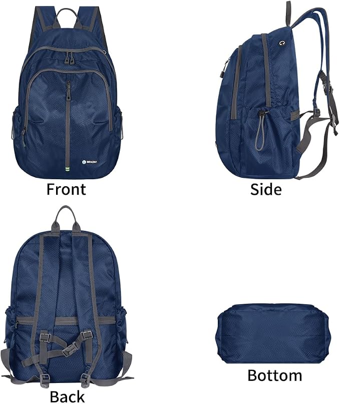 Lightweight Packable Foldable Backpack,Hiking backpack,Travel Backpack (Navy)