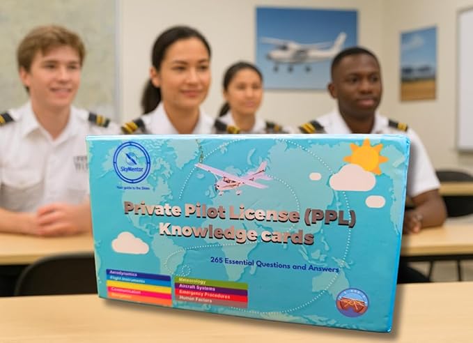 Private Pilot Flash Cards – 265 Aviation Knowledge Boosting Student Pilot Study Guide to Assist with FAA PPL Test Prep. Essential for Checkride, Written and Oral Exams