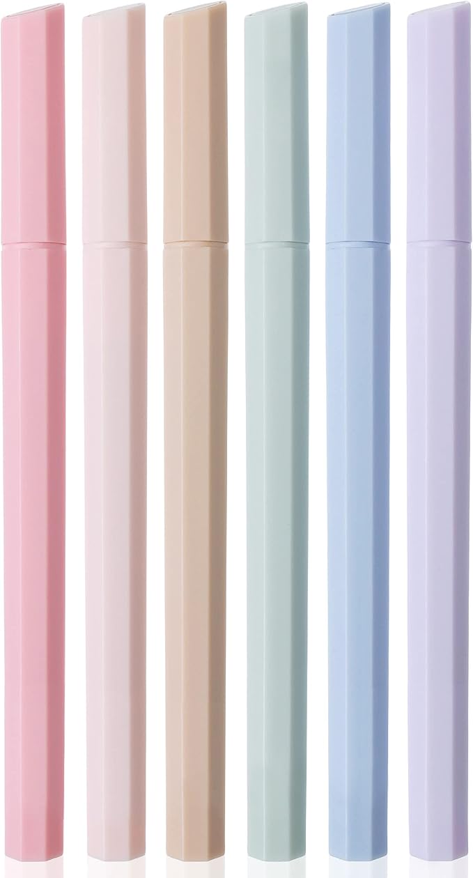 Mr. Pen- Aesthetic Highlighters No Bleed, 6 Pack, Pastel Colors, Chisel Tip, Cute Bible Highlighters Assorted Colors for Journaling, Highlighting, Underlining, Fast Dry, Back to School Supplies