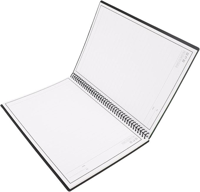 Matybobe Reusable Smart Notebook Executuve Size App Connected Erasable Black 180x255mm