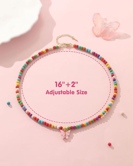 Butterfly Necklace First Day Of Preschool Kindergarten Gift For Girl