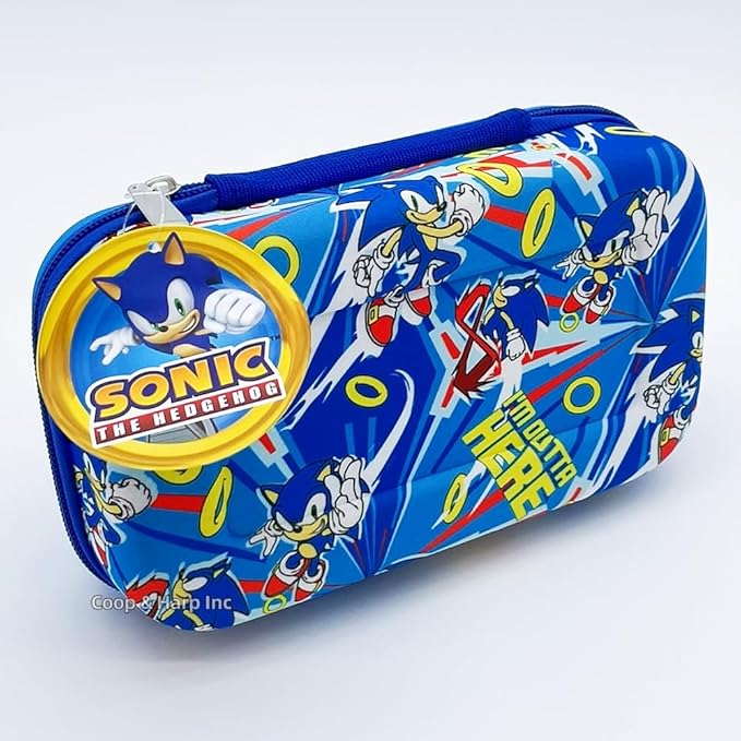 Innovative Designs Sonic Molded Pencil Case, Blue