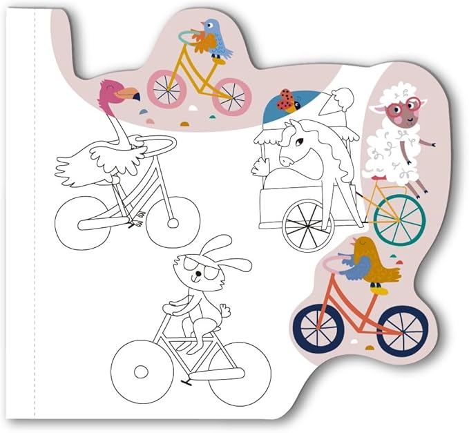 Avenir Reusable Water Coloring Book for Toddlers 3-5 – Mess-Free Paint-with-Water Travel Toy Airplane Activities Road Trip Quiet Book, Water-Reveal Activity Pad, 3-in-1 Creative Set
