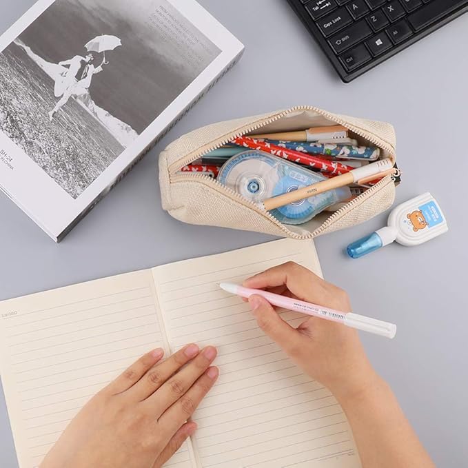 iSuperb Small Pencil Case Pencil Pouch Cute Pen Holder Aesthetic Pen Bag Organizer for Kids Girls Boys Student School Supplies Coin Pouch Cosmetic Bag