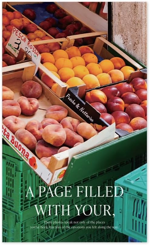 Monolike Capture The Life PVC Handy Notebook, Fruit store - Exposed Binding, PVC cover, Academic, Journal, Diary, 160pages