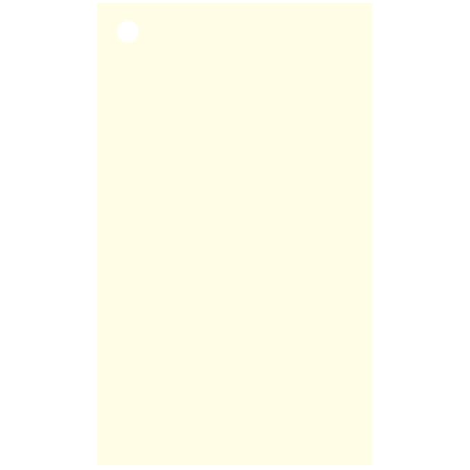 Colonial Cards: 150 Color Cardstock 3" x 5" Index Cards, Unruled with Corner 1-Hole Punched and 4 Binder Rings, Cream