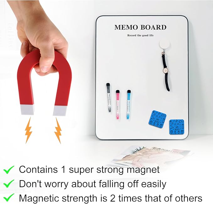OWLKELA 30 Pack Magnetic Blue Whiteboard Eraser, EVA Material with Felt Bottom for Cleaning Dry Erase Markers on Magnetic Soft Whiteboard, Glass Whiteboard and Dry Erase Board