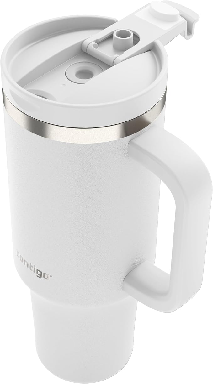 Contigo Streeterville 40oz Tumbler, Stainless Steel Vacuum Insulated, Leak-Proof, Cold for 29 Hours, Salt (Pack of 4)